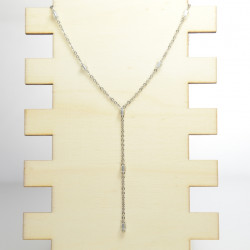 Collier plongeant cubes...