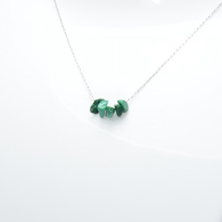 Collier 5 malachite