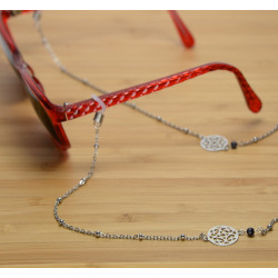 Chaine pour lunettes mandala