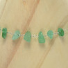 Chaine fine aventurine verte