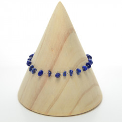 Chaine fine lapis lazuli